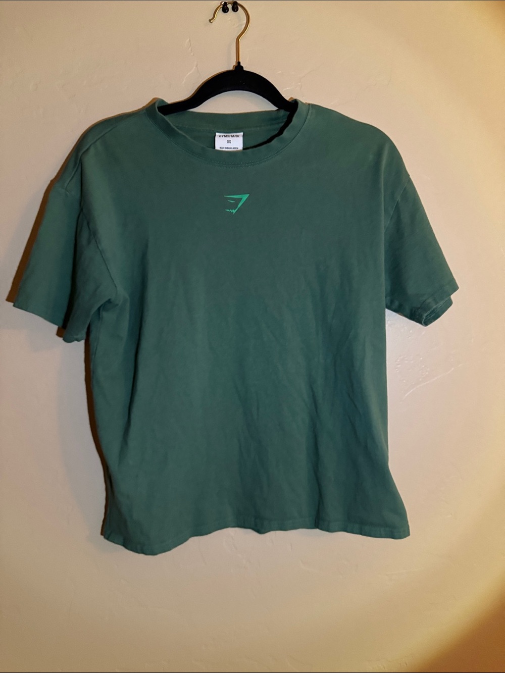 Gymshark Forest Green Crew Neck Short Sleeve Tee